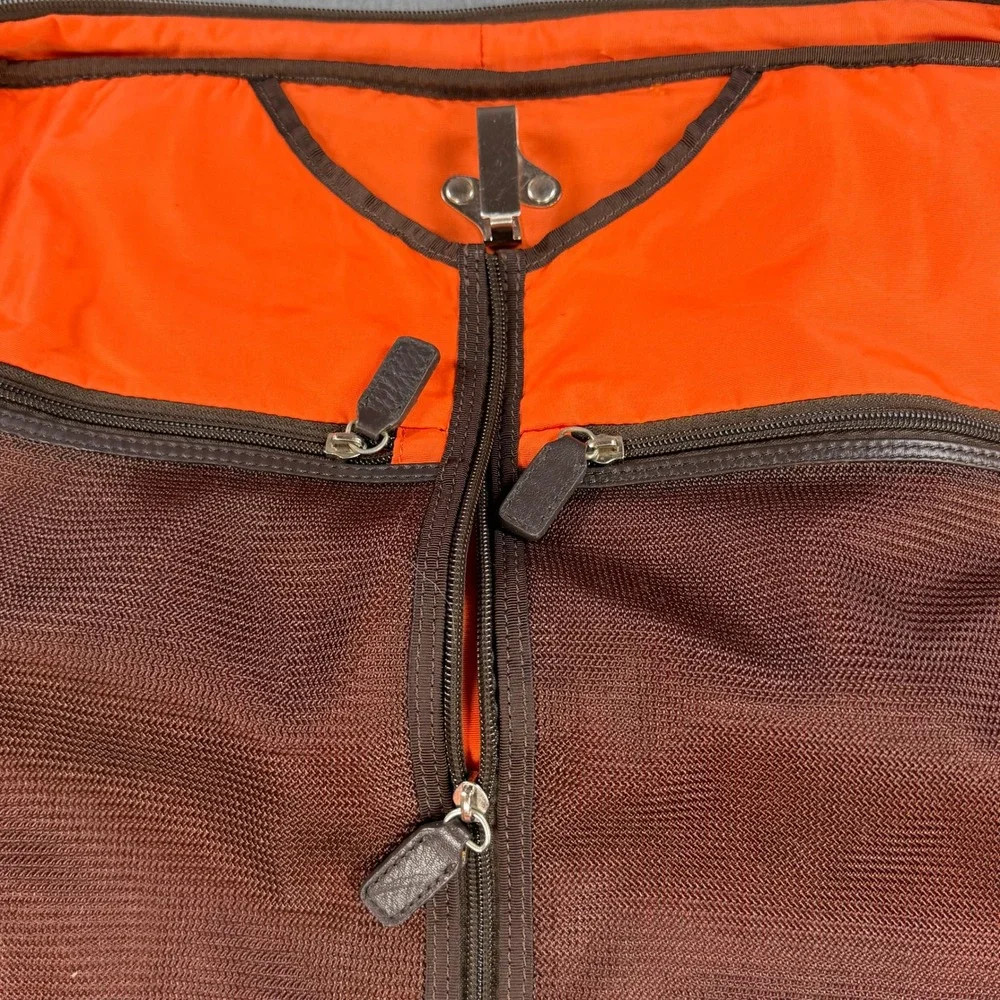 Hart Schaffner Marx 1NIGHTR Leather Garment Bag Nordstrom Brown Vintage Traveler